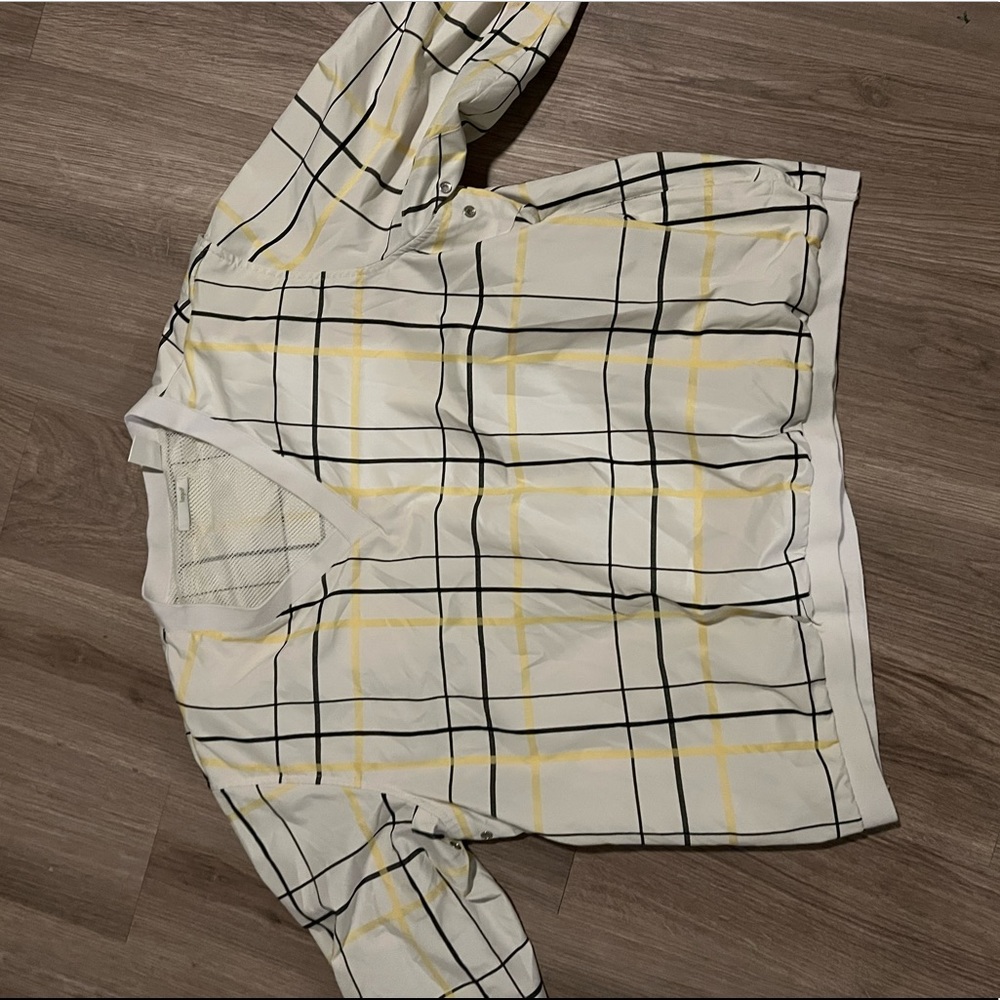 Black/Yellow/White Windbreaker